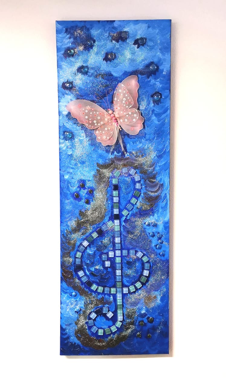 MUSICAL HARMONIES cm 50 x 150 :: quadrimodernionline